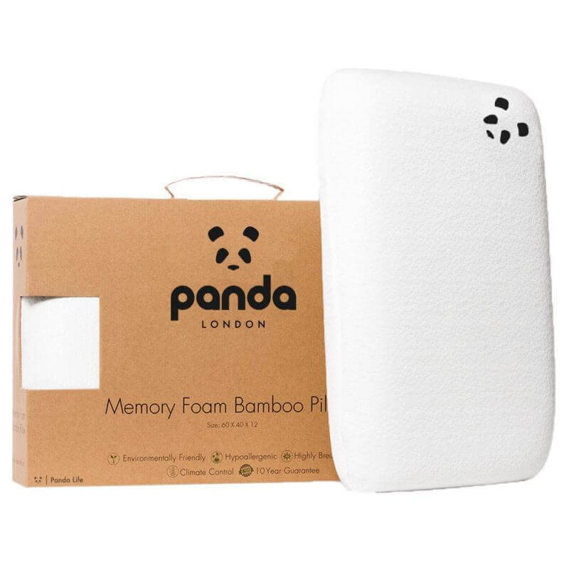 Memory Foam Bamboo Pillow Free UK Delivery Panda London