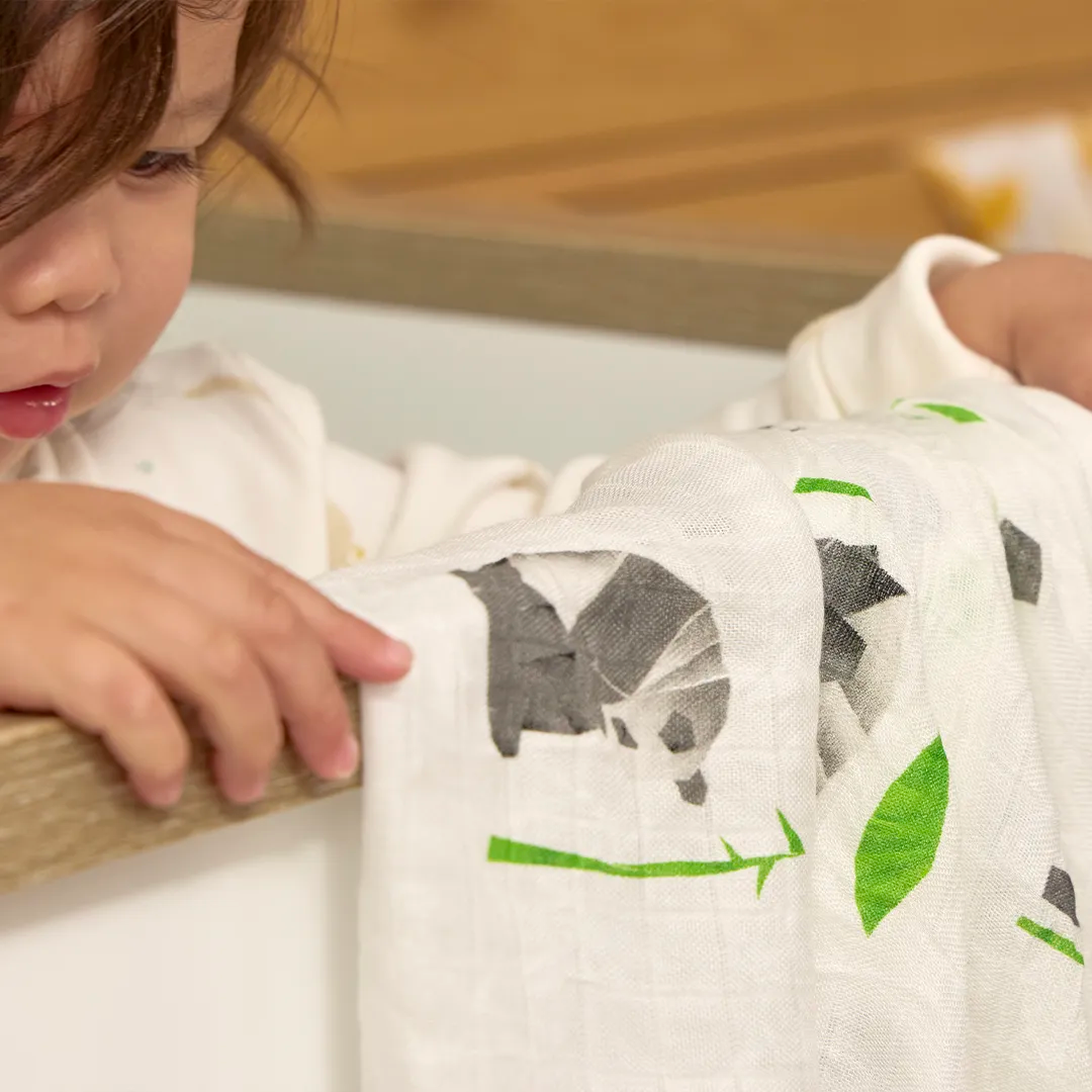 [MuslinSwaddlesOrigami]  Baby Bamboo Muslin 3