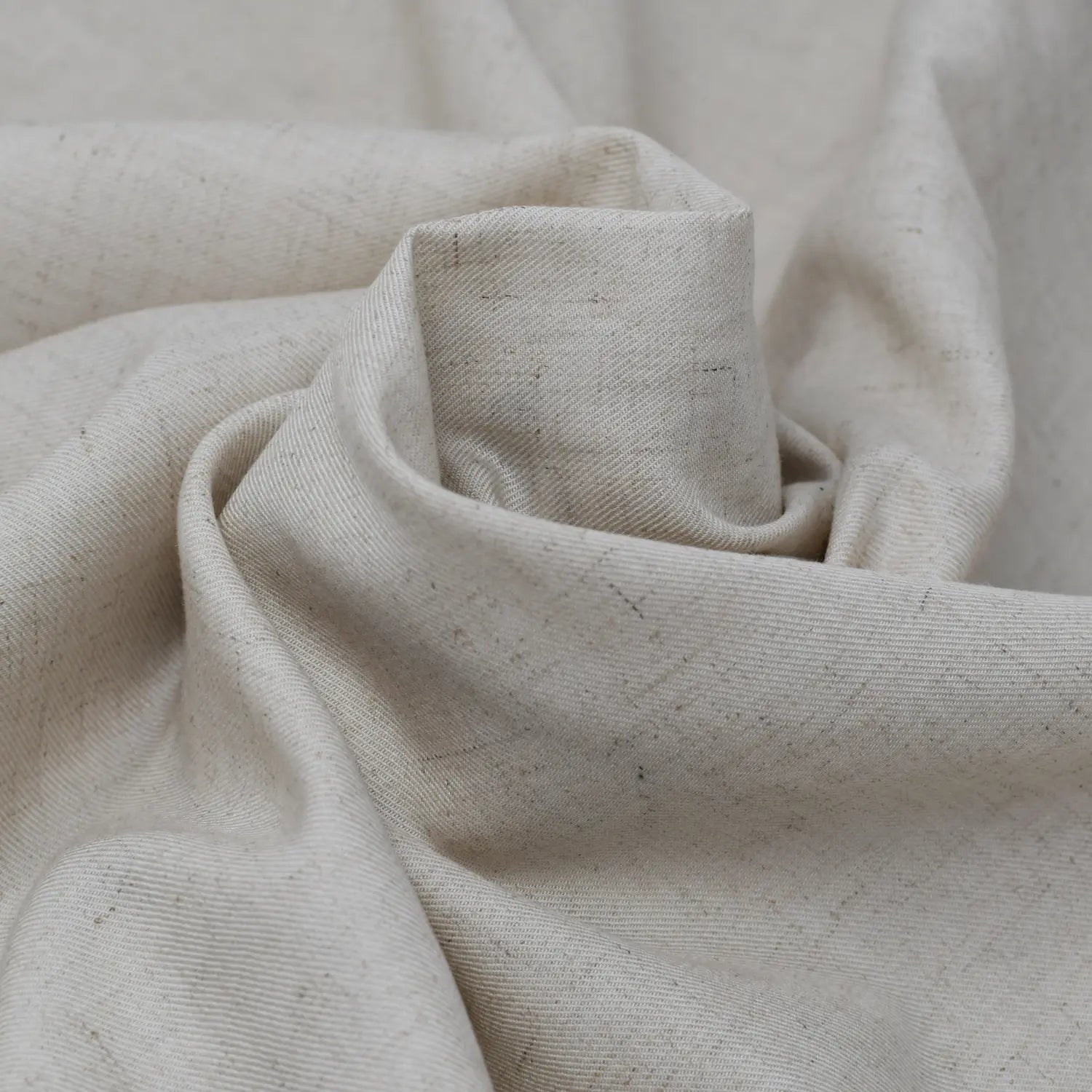 [NaturalDCFrench] Duvet Cover Midnight Natural French Linen Texture