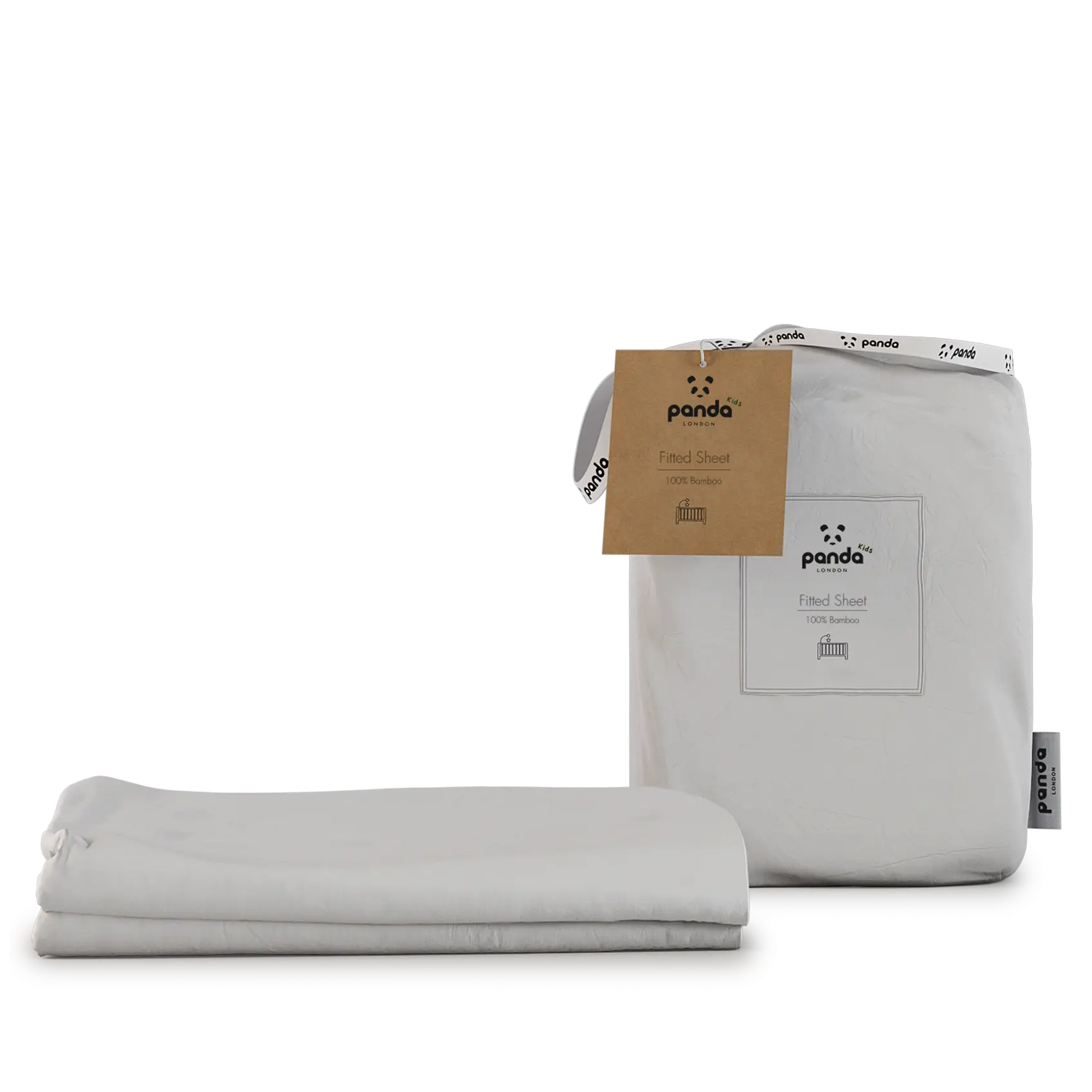 [FSKids] Fitted Sheet Kids Bamboo Bedding Package White