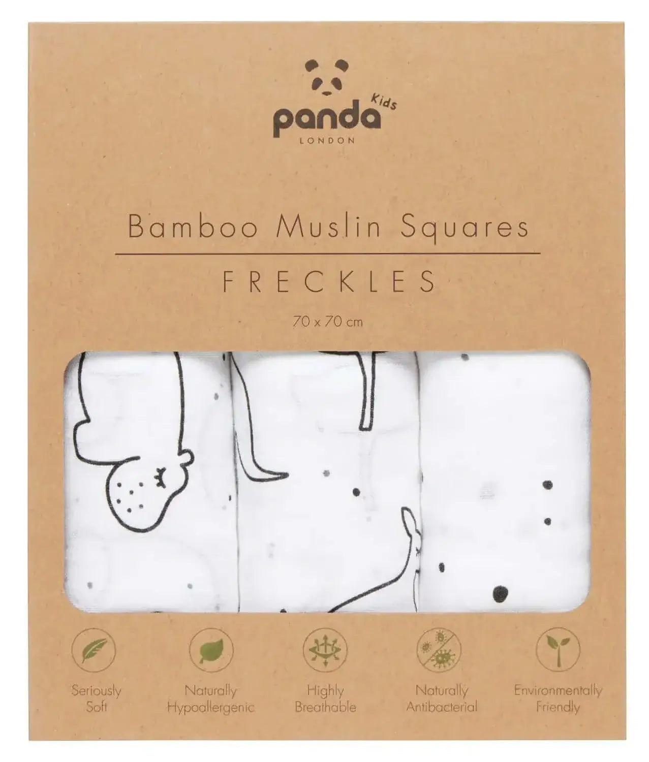 [MuslinSquaresFreckles] Panda London Freckles Squares Collection Package