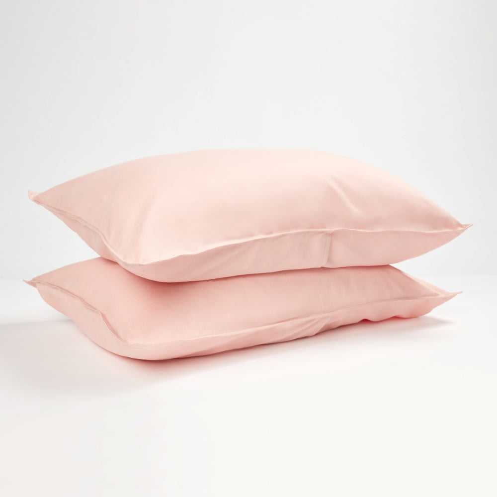 [HimalayanPink] HimalayanPink Bamboo and French linen Bedding Set Package Two Pillowscases