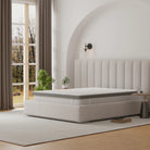 [all] Hybrid Bamboo Mattress Topper on a Mattress-sideview-produuctimage03