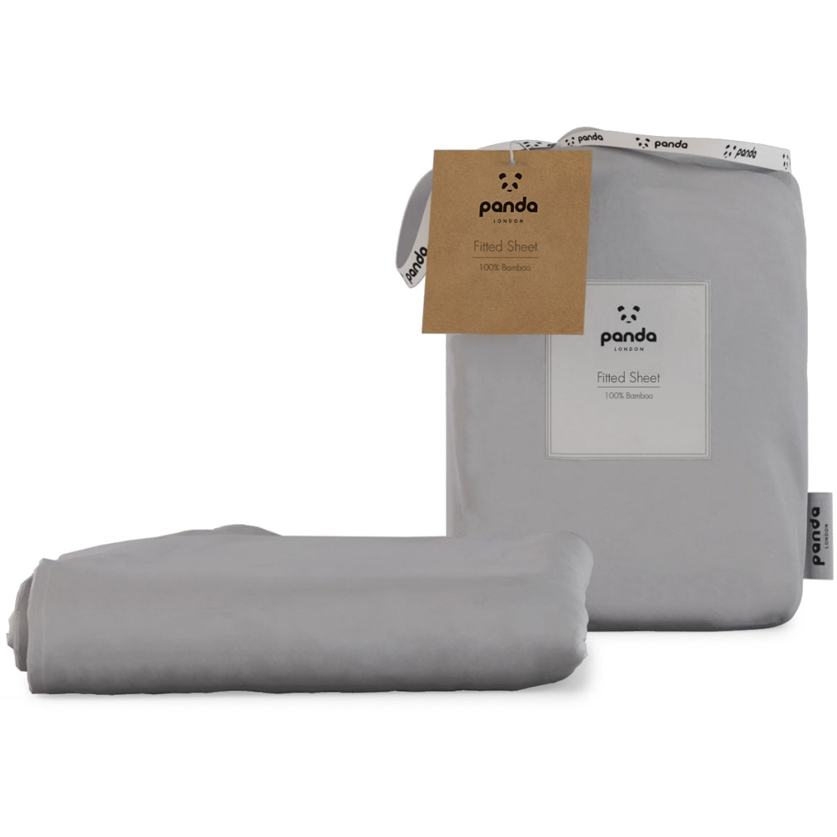 [FSKidsG] Fitted Sheet Kids Bamboo Bedding Package Quiet Grey