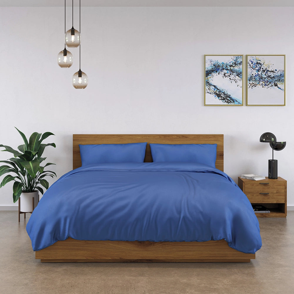 [BBNavyBlue] Deep Sea Navy Blue 100% Bamboo Bedding