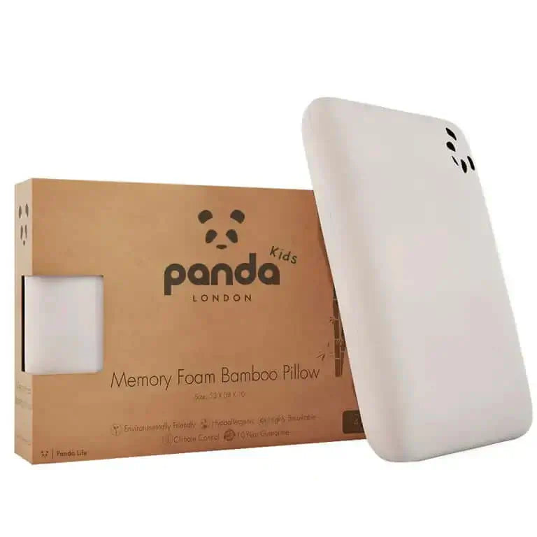 Memory Foam Bamboo Pillow Product image Package - Panda London