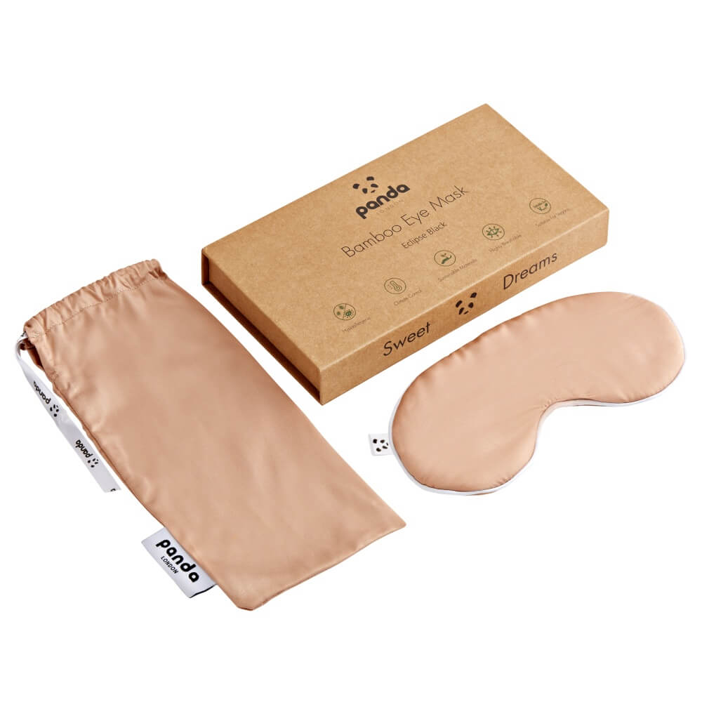 [VintagePink]  vintage-pink Panda London Bamboo Eye mask Package Full