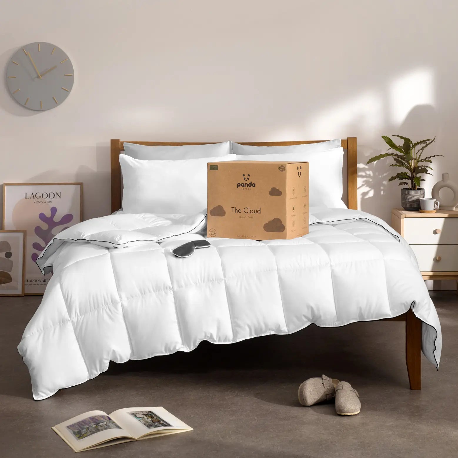 [DoubleUrbanGreyBundle] Duvet White