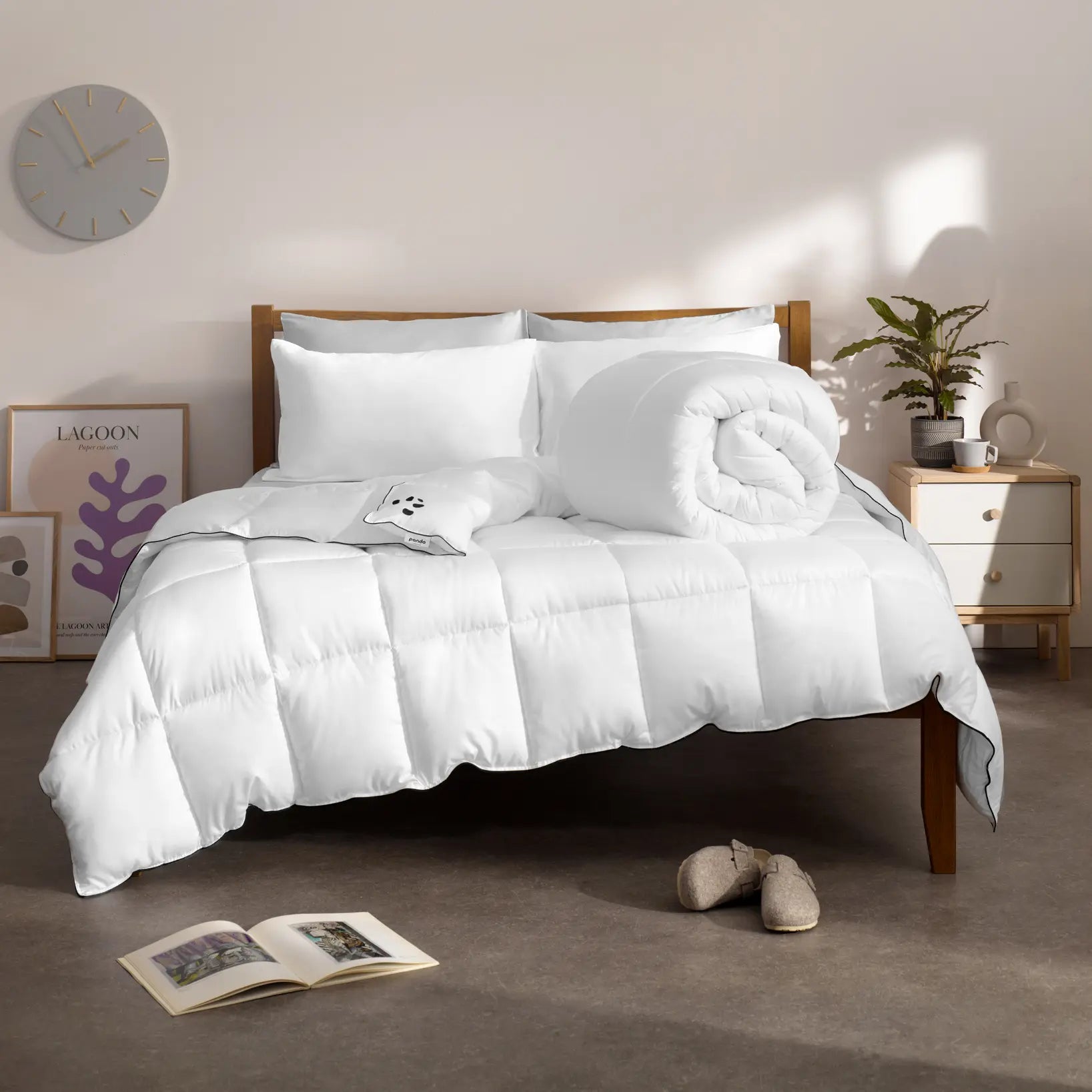 [UKSingleUrbanGreyCloudDuvetBundle] Cloud Duvet White Panda