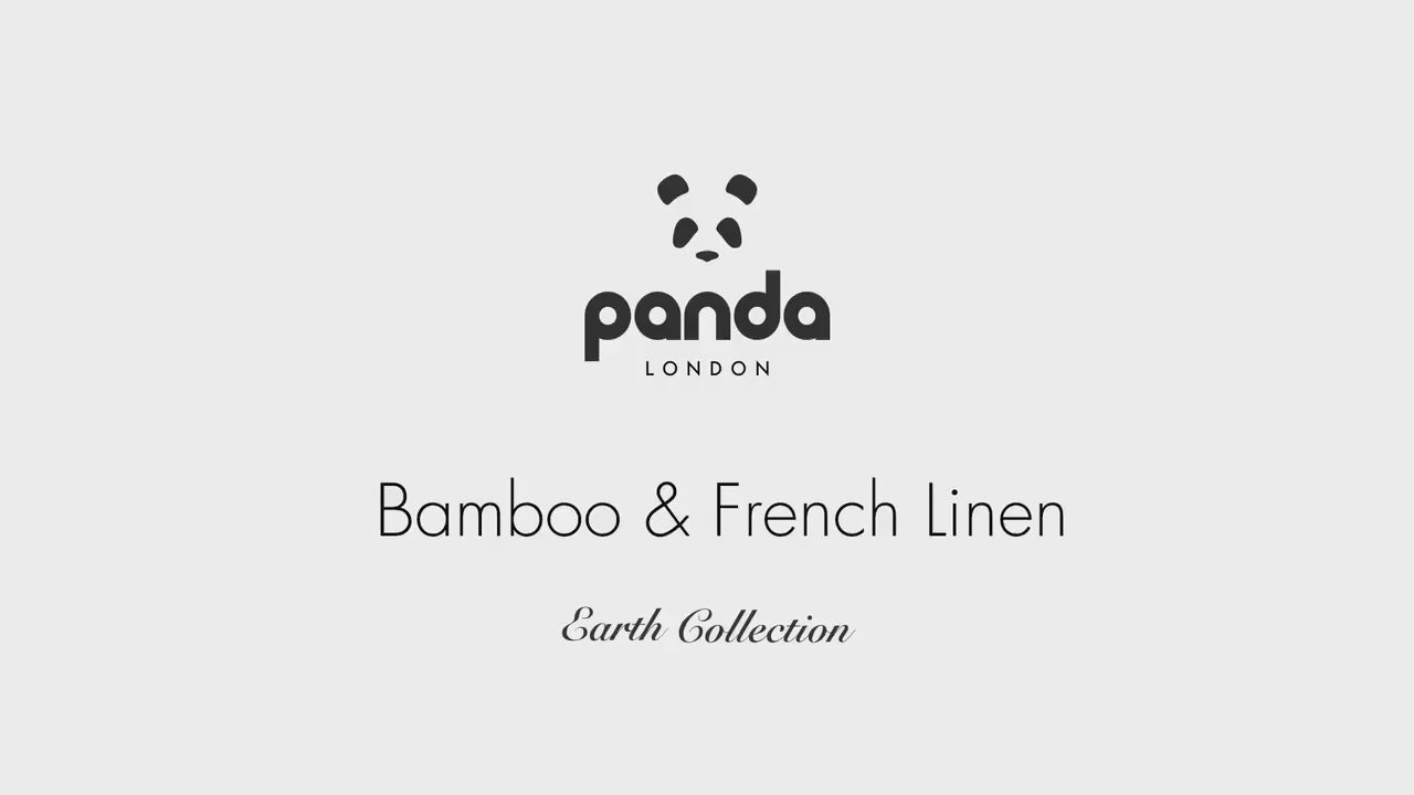 [Natural] Natural Bamboo and French linen Bedding Set Video Earth Collection