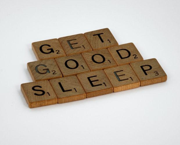 Get Good Sleep wooden letters