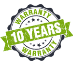 10 year manufacturers guarantee