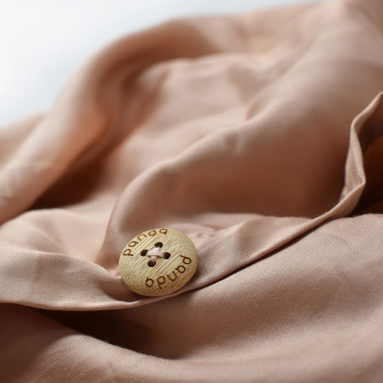 Image of bamboo bedding sheets in vintage pink color