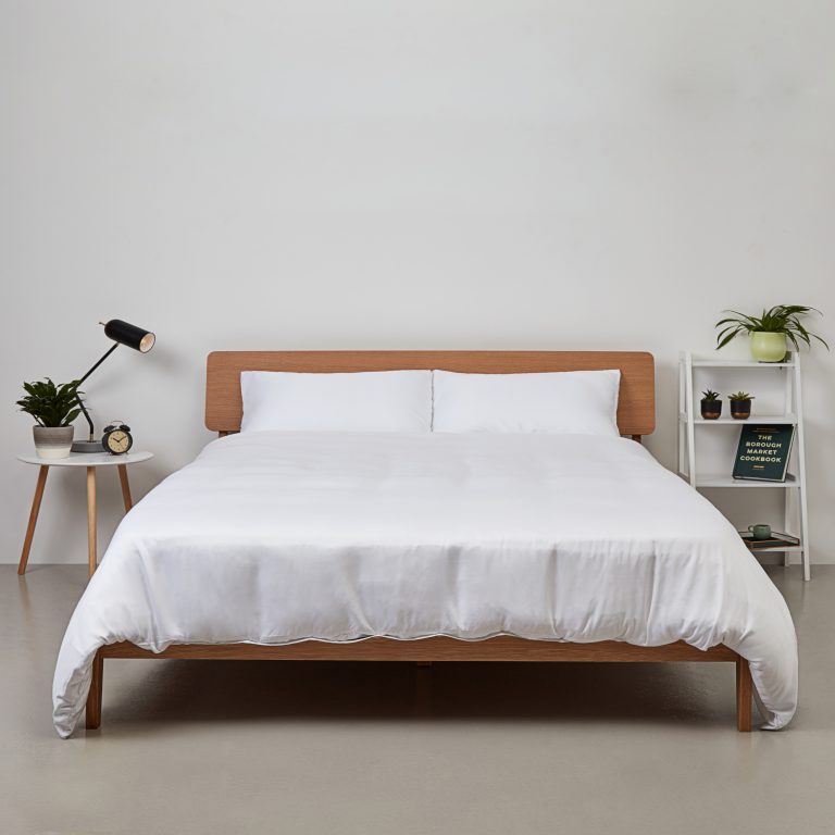 Bed With Panda London 100 Bamboo Bedding In Pure White