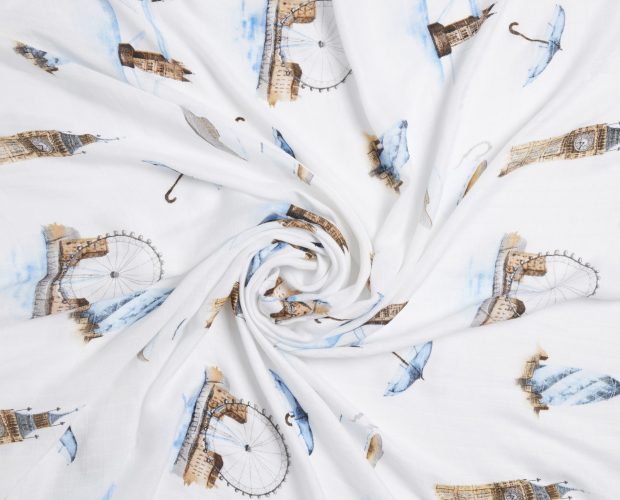 Swaddle - London Swaddle - London - Baby Muslin_texture