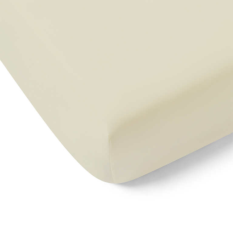 Pebble Cream Fitted Sheet